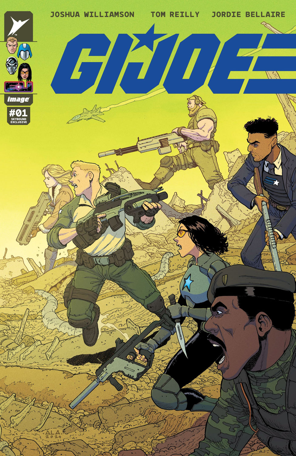 G.I. Joe #1 Skybound Exclusive - André Lima Araújo Variant Comic Cover A - Joe