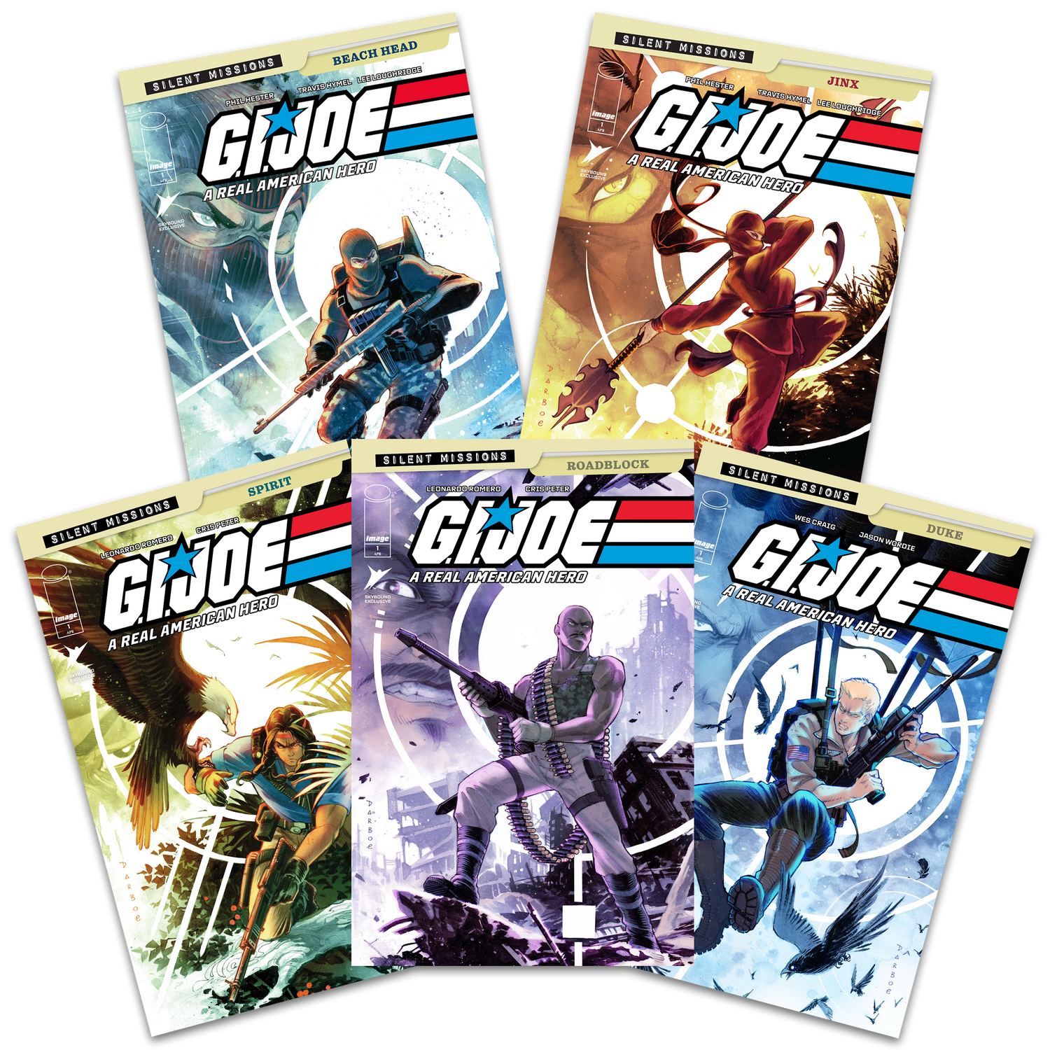 G.I. JOE: A REAL AMERICAN HERO Silent Missions Karen Darboe Trade Dress Variant Bundle