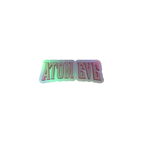 Invincible Atom Eve Logo Holographic sticker