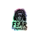 The Walking Dead Fear The Princess Holographic sticker
