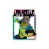 Invincible Character Logo Holographic stickers