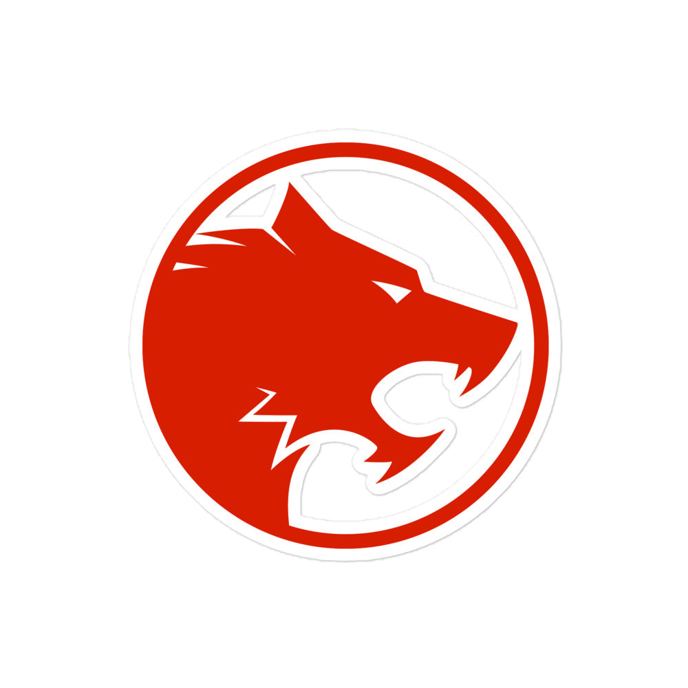 THE ASTOUNDING WOLF-MAN Logo Bubble-free stickers