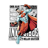 Invincible Omni-Man Collage Bubble-free stickers
