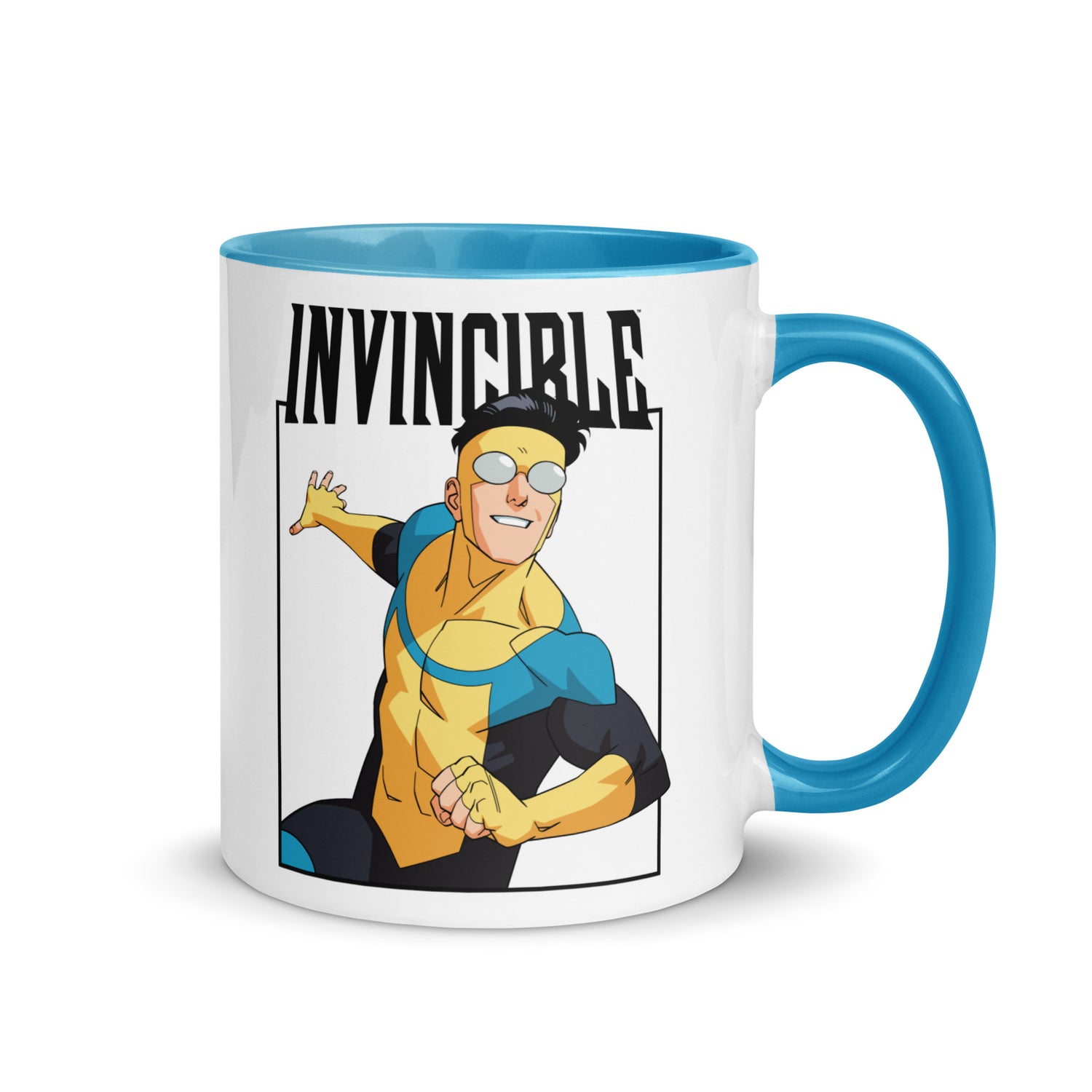 Invincible Character Logo Mug with Color Inside