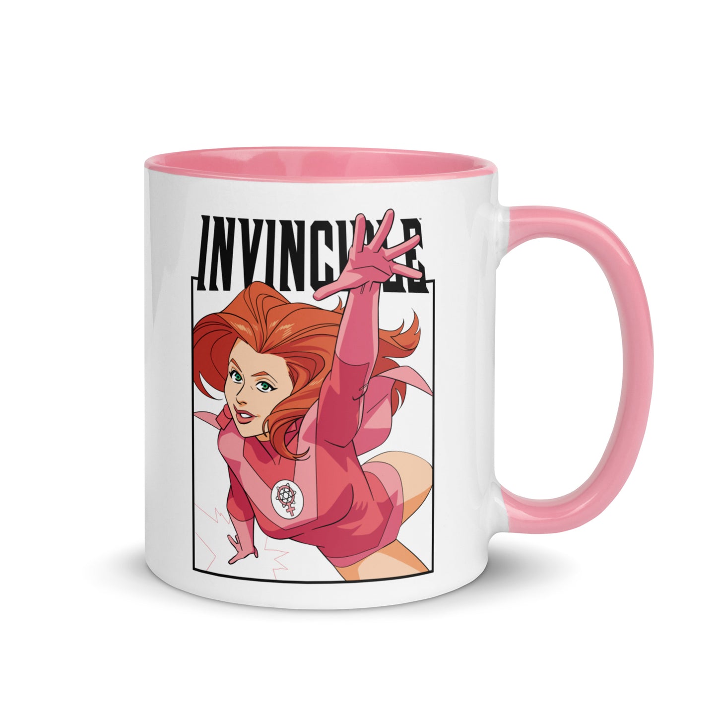 Invincible - Atom Eve Character Logo Mug with Color Inside