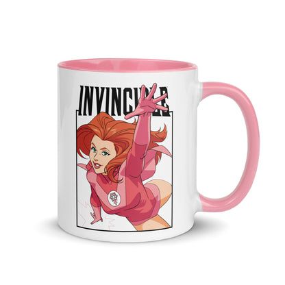 Invincible - Atom Eve Character Logo Mug with Color Inside