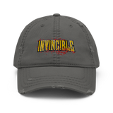 Invincible Bloody Logo Distressed Dad Hat
