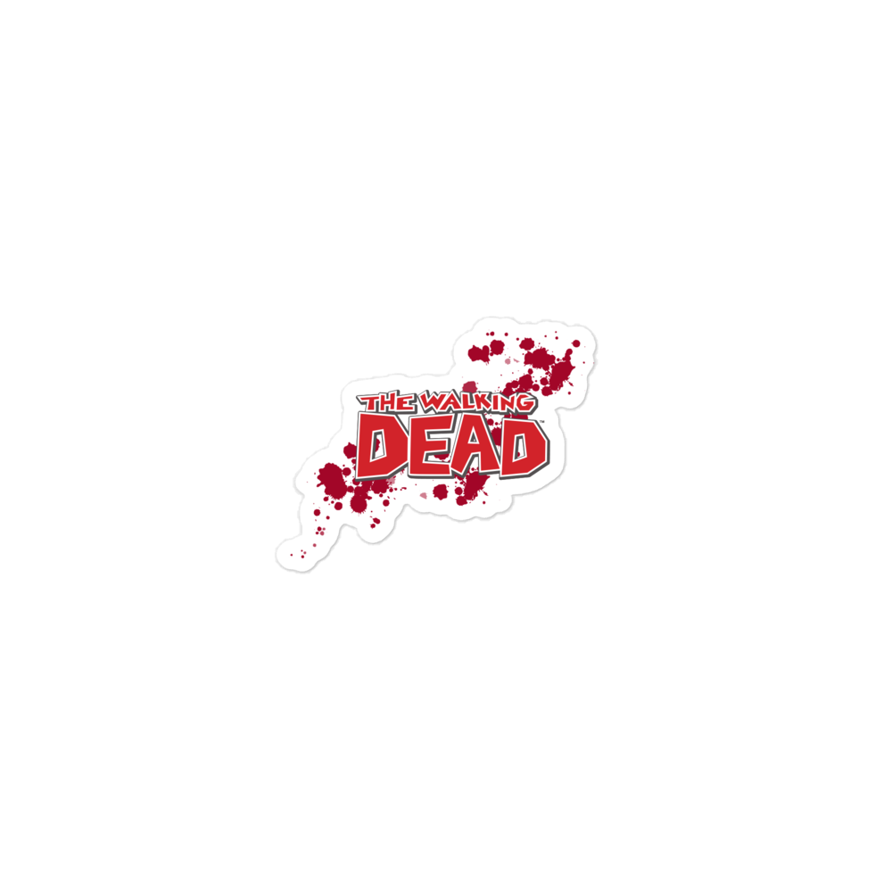 The Walking Dead Blood Logo Vinyl Sticker
